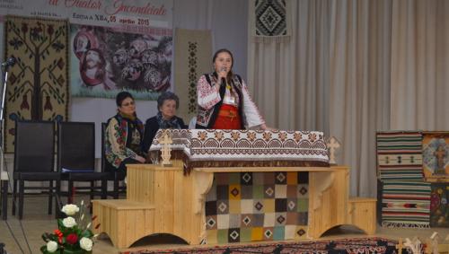 Prezentarea grupului de tineri încondeietori din parohie